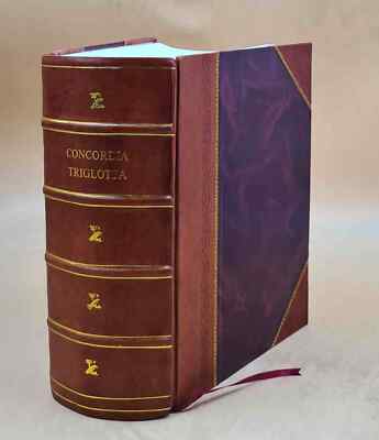 Triglotta Concordia 1921 [Leather Bound]-image
