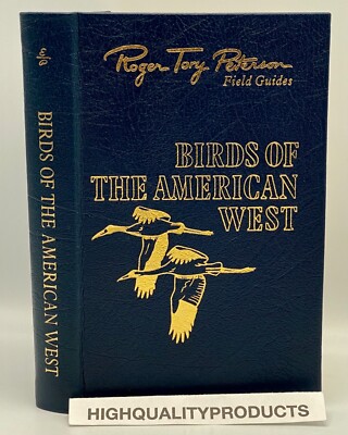 Easton Press Roger Tory Peterson Field Guide BIRDS OF THE AMERICAN WEST Leather-image
