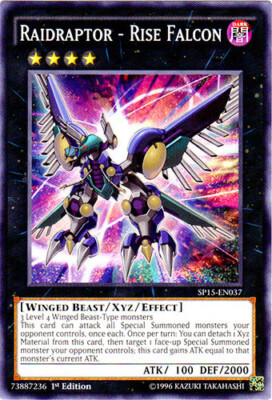 1x Raidraptor - Rise Falcon - SP15-EN037 - Common - 1st Edition SP15 - Star Pack-image