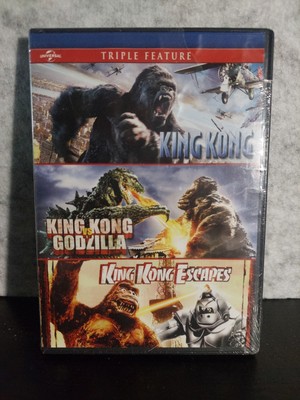King Kong 2005, King Kong Vs Godzilla, & King Kong Escapes 3 DVD Set New See Pic-image