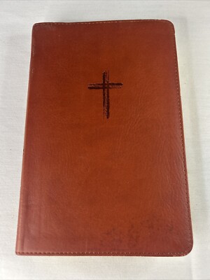 CSB Ultrathin Holy Bible Brown Leather/Red Trim Christian Standard Bible Holman-image