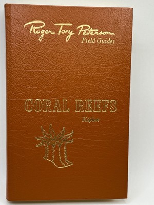 Roger Tory Peterson Field Guide CORAL REEFS Easton Press Leather-image