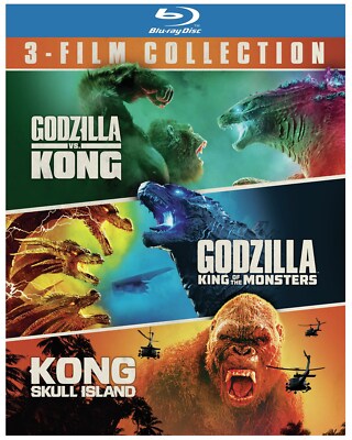 Godzilla / Godzilla King of the Monsters / Kong Skull Island Blu-ray  NEW-image