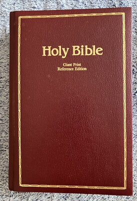 Holy Bible NKJV Giant Print References-Concordance-Nelson 432BG- Rare-image