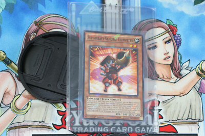 Yugioh Superheavy Samurai Trumpeter SP15-EN028 1ST Edition Shatterfoil Rare-image