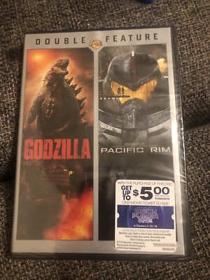 Double Feature/ Godzilla/Pacific Rim- DVD-New Sealed-MULTIPLE DVDs SHIP FREE!-image