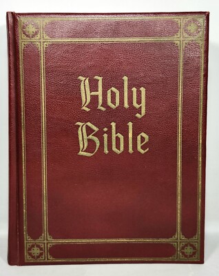 HOLY BIBLE Guiding Light Edition Hardcover 1965 King James Old New Testament-image