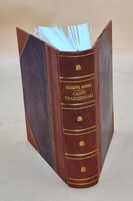Canti Tradizionali Ed Altri Saggi Delle Colonie Albanesi Di Sici [Leather Bound]-image