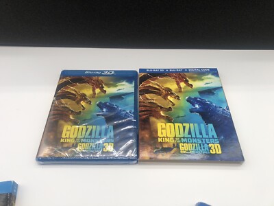 Godzilla: King of the Monsters (3D Blu-ray/Blu-ray, 2019) w/Slipcover-image