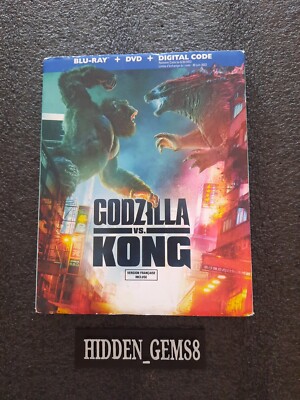 Godzilla vs. Kong (Blu-ray/DVD, 2-Disc Set, 2021, Canadian)-image