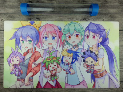 Ygomat! ARC-V Rin & Hiiragi Yuzu & Kurosaki Ruri & Serena Playmat Free Best Tube-image