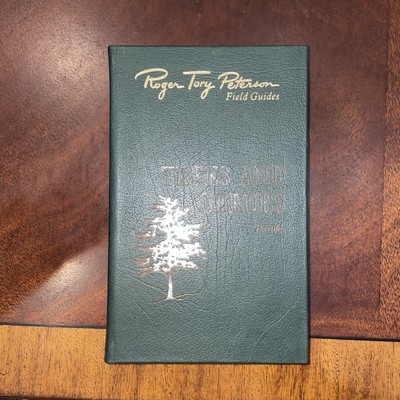 Easton Press Roger Peterson Field Guide TREES And SHRUBS Leather Gilt-image