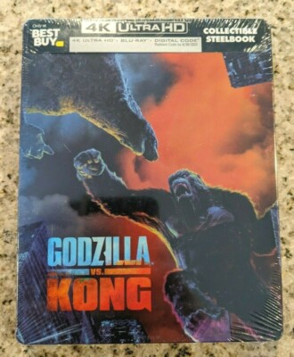 Godzilla Vs Kong  (4k UHD+Blu-ray+Digital) Steelbook Sealed Bestbuy SOLD OUT-image
