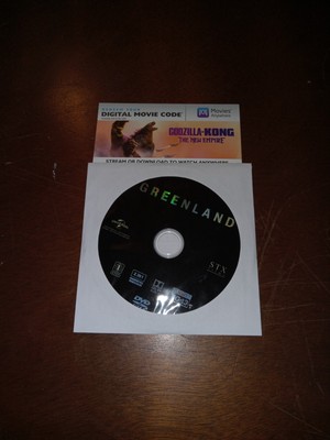 Greenland-Gerard Butler-DVD(in paper sleeve) + Godzilla x Kong-Digital Copy-image