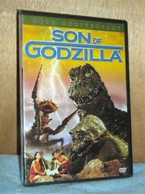 Son of Godzilla (DVD, 2004, 50th Anniv) scientists confronted by baby monsters N-image