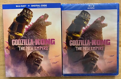 GODZILLA x KONG THE NEW EMPIRE BLU RAY  + SLIPCOVER SLEEVE BUT IT NOW WARNER-image