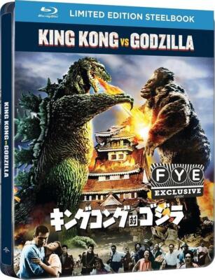 King Kong vs. Godzilla Limited Edition SteelBook Blu-ray Disc NEW SEALED-image