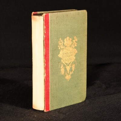 1860 The English Cookery Book by J. H. Walsh Quarter Crushed Morocco Illustrated-image
