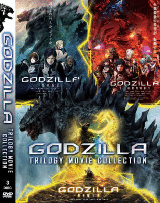 *ENGLISH DUBBED* ANIME DVD GODZILLA : The Movie 1-3 Region All + Free Shipping-image