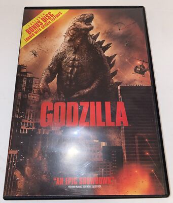 GODZILLA DVD 2014 with Bonus Disc Aaron Taylor-Johnson Gareth Edwards TOHO-image