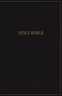 KJV Holy Bible: Thinline, Black Leathersoft, Red Letter, Comfort Print: King Jam-image