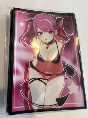 Yugioh Arc-V sisters Yuzu Lingerie Comiket doujin Card Sleeve small sizes 60 pcs-image