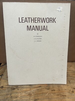 Tandy Leatherwork Manual by Al Stohlman Patten Wilson Tandy Leather Tooling 1969-image