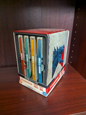 Godzilla MonsterVerse 4 Film Steelbook Collection US Seller (see photos) -image