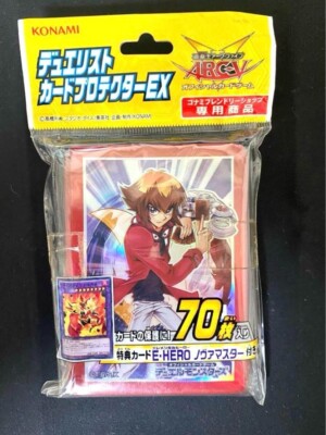 Yugioh ARC-V Jaden Yuki 70 Sleeves Official Duelist Card Protector 2014 JP-image
