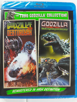 Godzilla vs. Destoroyah & Vs. Megaguirus BLURAY NEW FACTORY SEALED Blu Ray -image