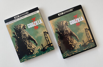 Godzilla (4K Ultra HD + Blu-ray) Region Free w/ Rare OOP Slipcover Dolby Atmos-image