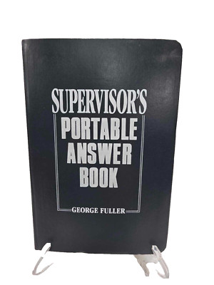 Supervisor's Portable Answer Book, Vintage Faux Leather Professional Flexi Bound-image