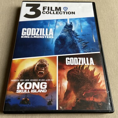Kong: Skull Island & Godzilla & King of Monsters (DVD 2020 3-Disc 3-Film Set) +-image