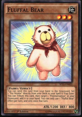 Yu-Gi-Oh! - Star Pack ARC-V Fluffal Bear 2015 SP15-EN023 1st Edition-image