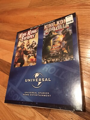 GODZILLA VS KING KONG & KING KONG ESCAPES UNIVERSAL DVD SET NEW SEALED RARE -image