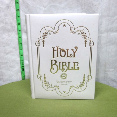HOLY BIBLE United Auto Workers edition UAW leatherbound Red Letter Edition jumbo-image