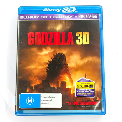 Godzilla (Blu-ray 3D + Blu-Ray 2014) Aaron Taylor-Johnson, Elizabeth Olsen-image