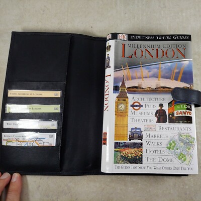 DK Eyewitness Travel Guides Millennium Edition London In Leather Folio w/ Bonus-image