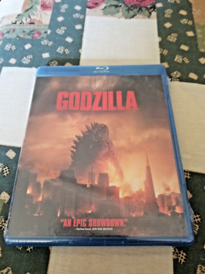 Godzilla (Blu-ray, Warner Home Video 2014) New, Factory Sealed Blu-Ray-image