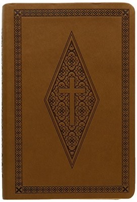 NASB COMPACT BIBLE, BROWN DIAMOND/CROSS, LT By The Lockman Foundation VG-image