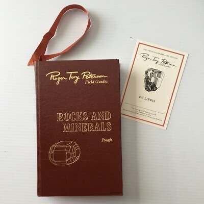 EASTON PRESS Roger Tory Peterson Field Guide ROCKS & MINERALS 1985 50th Ann.-image