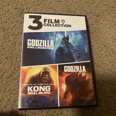 Godzilla/Godzilla: KOTM/Kong: Skull Island (DVD) - DVD -  Very Good - Various- --image