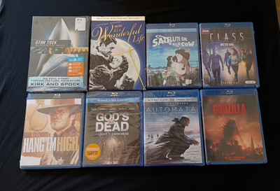 Random Lot of NEW DVDS and Blu Rays ~ Godzilla ~Star Trek ~ and more-image