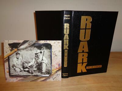RUARK REMEMBERED Alan Riche SPORTING CLASSICS limited edition LEATHER signed-image