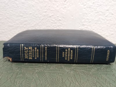 Holy Bible KJV Concordance New Scofield Reference Edition 1967 Oxford Leather-image