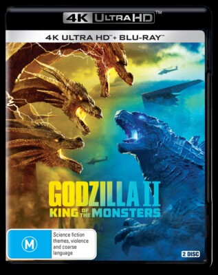 GODZILLA II 2 - King Of The Monsters (4K UHD Blu-Ray) NEW-image