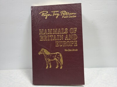 MAMMALS OF BRITAIN AND EUROPE Easton Press LEATHER Peterson Field Guide - 50th-image
