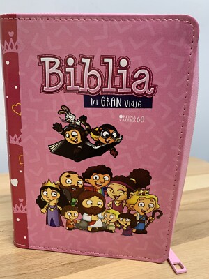 BIBLIA PARA NIÑAS MI GRAN VIAJE LETRA GRANDE 10 PUNTOS   Riena valera 1960 -image