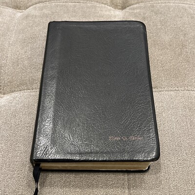 The Holy Bible Large Print Black Leather LDS Mormon KJV JST 1979 Great Condition-image