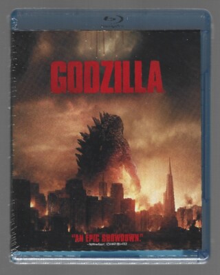 Godzilla (Blu-ray)  New Sealed Rip In Plastic Bryan Cranston -image